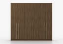MOEBLO Drehtürenschrank Glamy 6D Braun Moderner Kleiderschrank Bild 4
