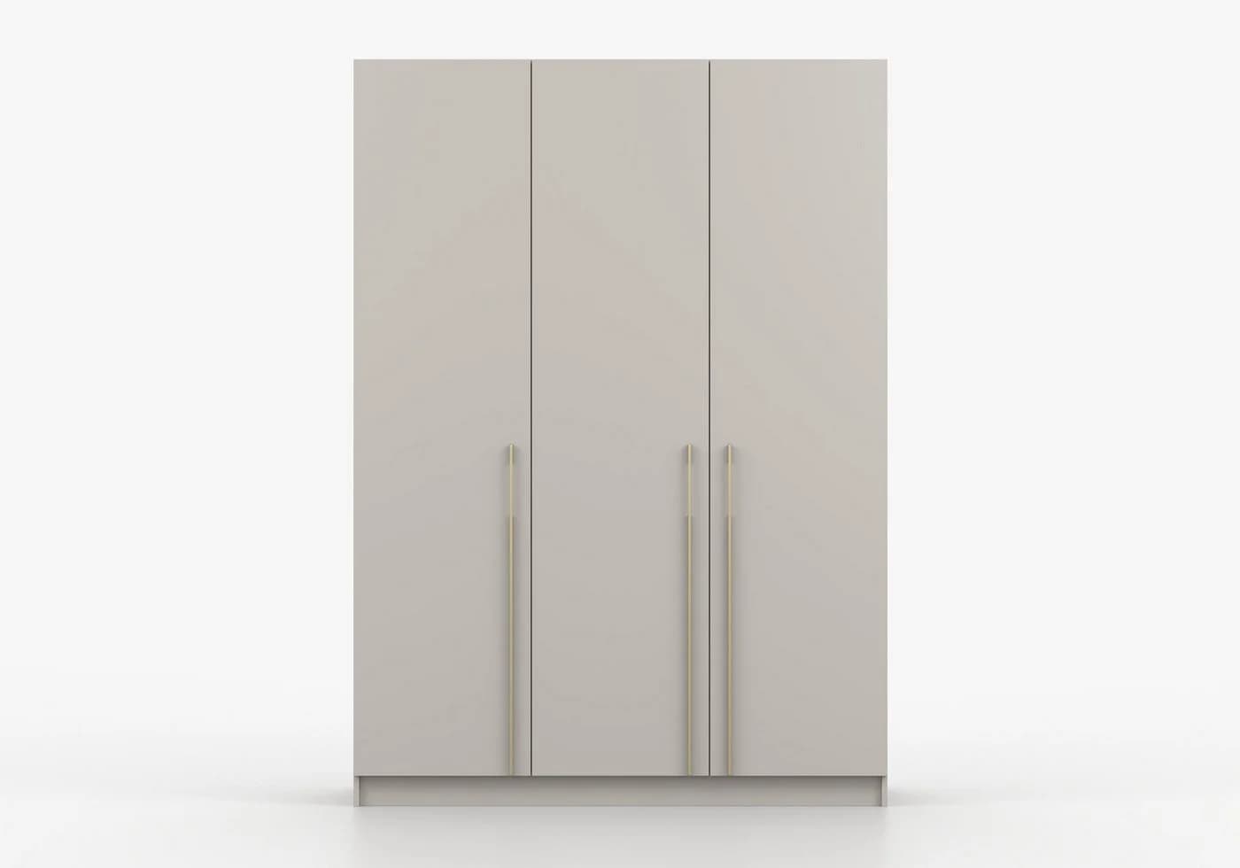 MOEBLO Drehtürenschrank Glamy 3D Beige Gold - Bild 3