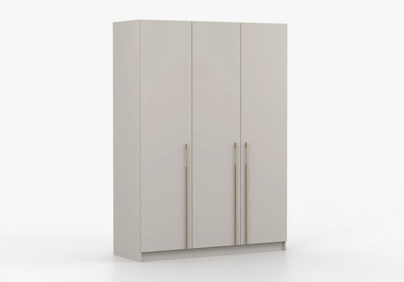 MOEBLO Drehtürenschrank Glamy 3D Beige Gold - Bild 4