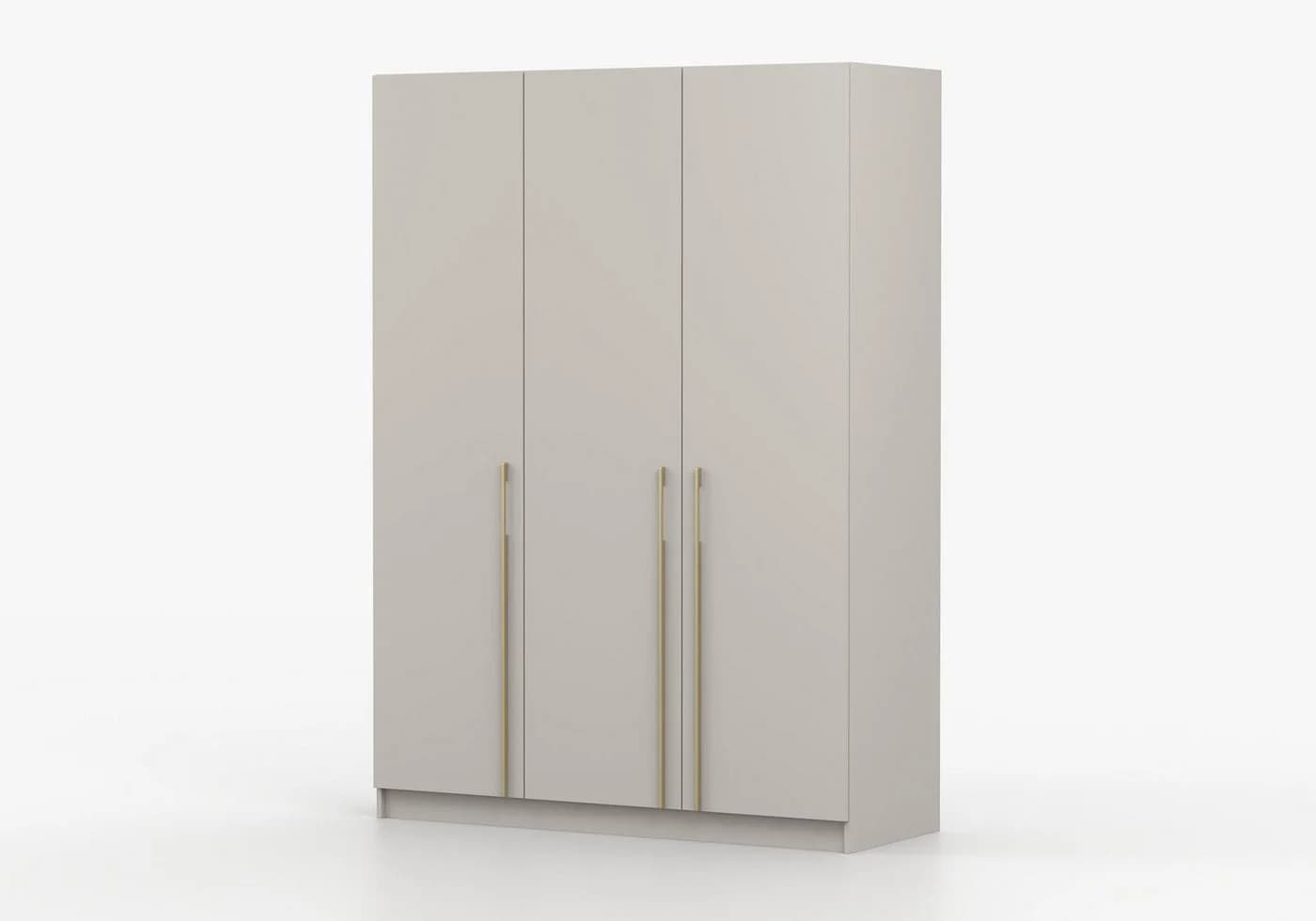 MOEBLO Drehtürenschrank Glamy 3D Beige Gold - Bild 5