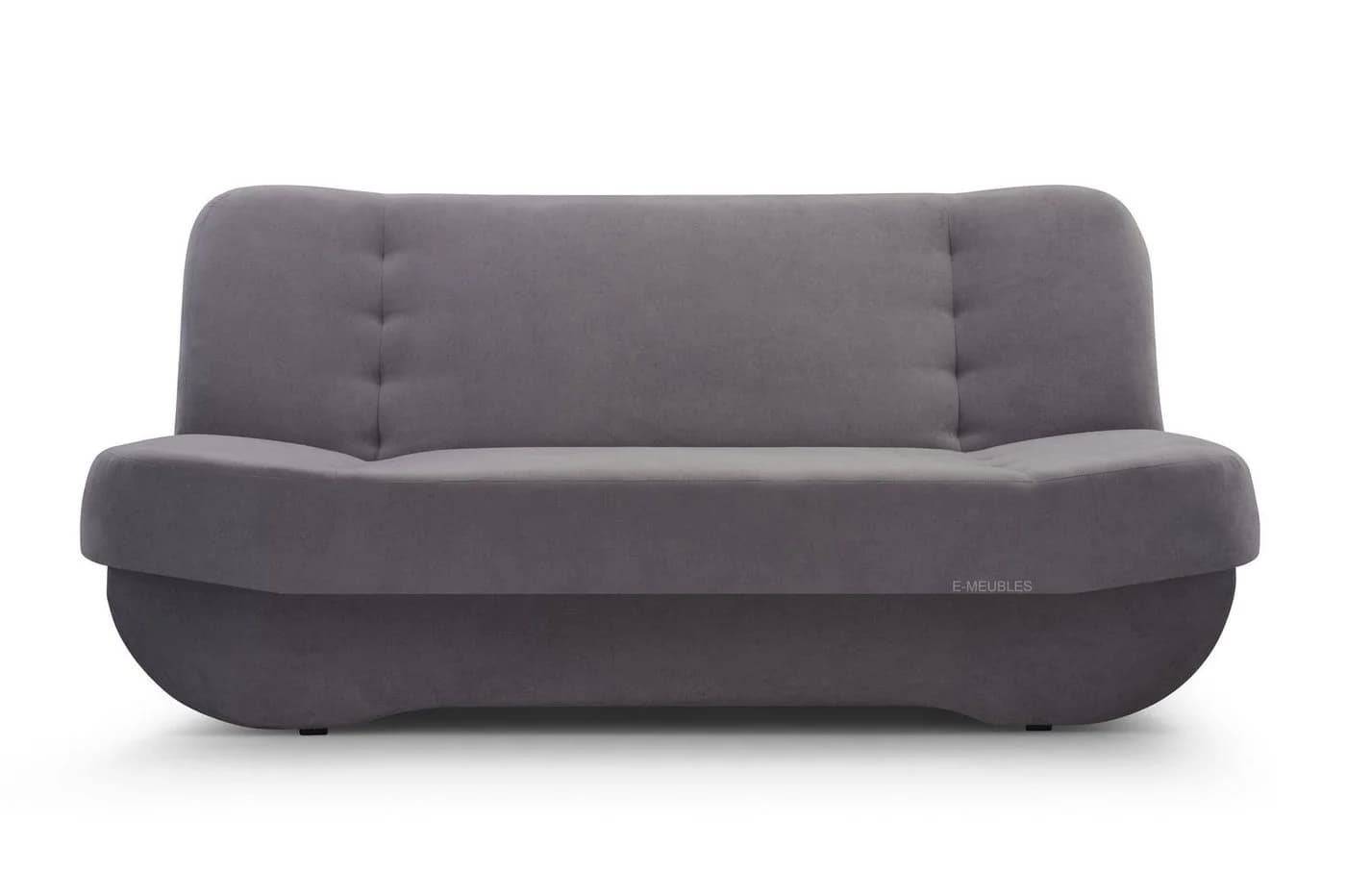 MOEBLO Schlafsofa Pafos 2-Sitzer Grau mit Schlaffunktion und Bettkasten - Bild 2