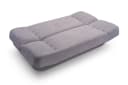 MOEBLO Schlafsofa Pafos 2-Sitzer Grau mit Schlaffunktion und Bettkasten Bild 4