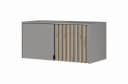 MOEBLO Kleiderschrank JOHN Grau Modern Industrial Bild 1