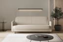 MOEBLO Schlafsofa POUCH Beige 3-Sitzer mit Bettfunktion Bild 1