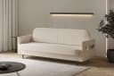 MOEBLO Schlafsofa POUCH Beige 3-Sitzer mit Bettfunktion Bild 3