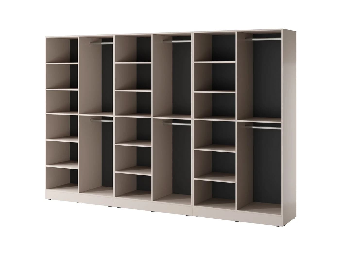MOEBLO Drehtürenschrank MINEWRA NOVA 300 Grau Modern - Bild 3