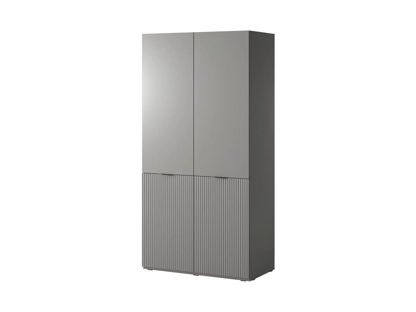 MOEBLO Drehtürenschrank MINEWRA NOVA 300 Grau Modern - Bild 5