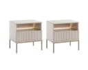MOEBLO Nachttisch Sentino S54 LED 2er Set mit LED-Beleuchtung Bild 2