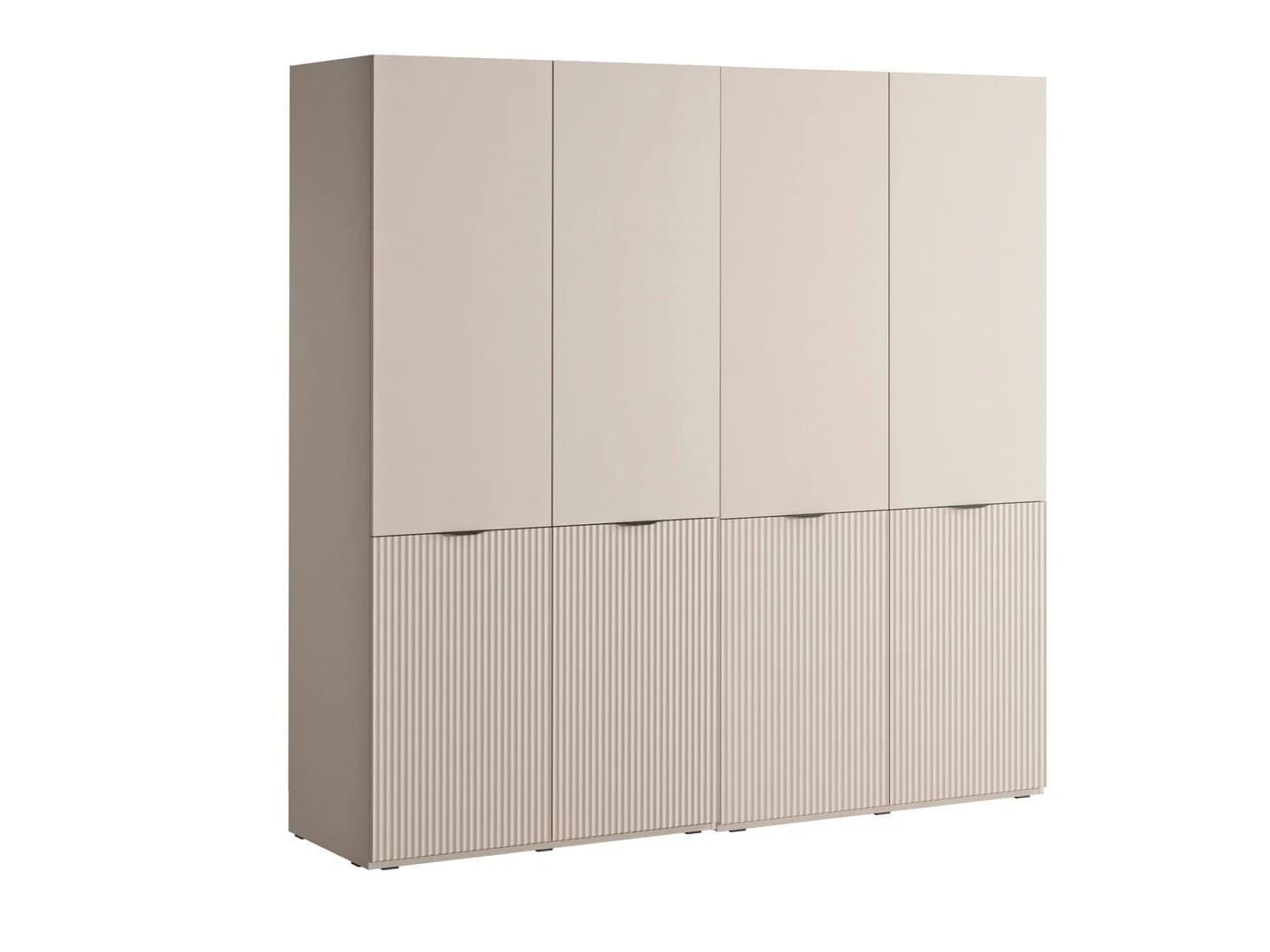 MOEBLO MINEWRA NOVA 200 Kleiderschrank 4-türig Beige Modern