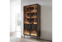 MOEBLO Glasvitrine ELOA 2d2s Eiche Dunin LED-Beleuchtung Bild 2