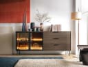MOEBLO Kommode ELOA 181 mit LED-Beleuchtung und Glasfronten Bild 2