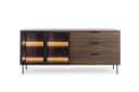 MOEBLO Kommode ELOA 181 mit LED-Beleuchtung und Glasfronten Bild 3