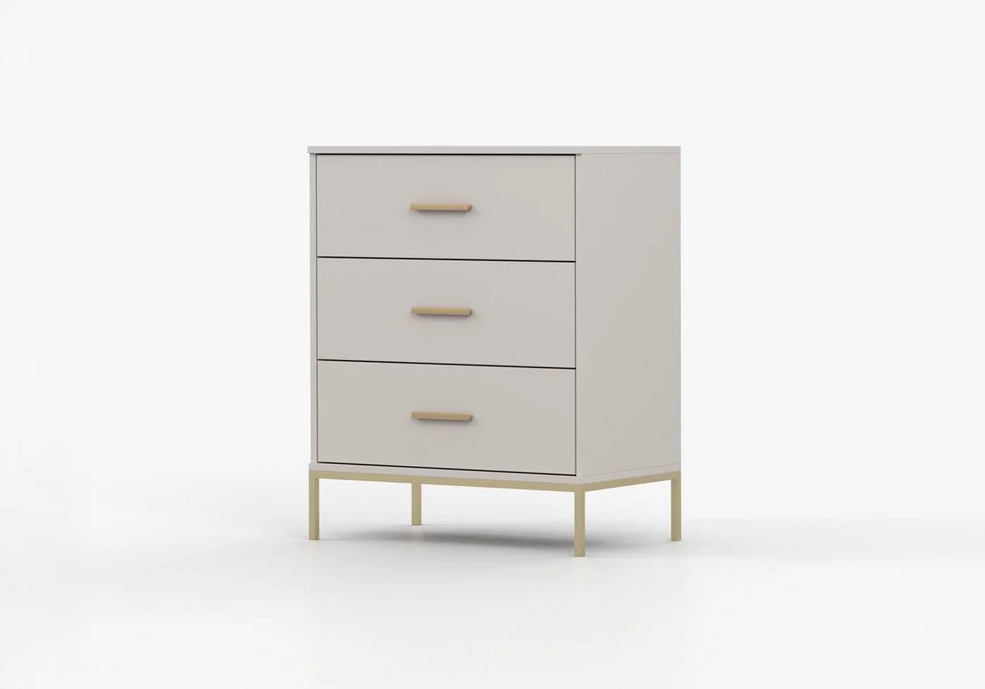 MOEBLO Kommode GLAMY 3S mit goldenen Akzenten - Bild 4