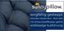 sunnypillow Stuhlkissen 4er Set Ontario Blau mit Bändern Bild 3