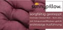 sunnypillow Stuhlkissen 4er Set Ontario Violett mit Bändern Bild 3