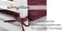 sunnypillow Stuhlkissen 4er Set Ontario Violett mit Bändern Bild 4