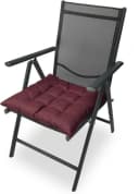 sunnypillow Stuhlkissen 4er Set Ontario Violett mit Bändern Bild 5
