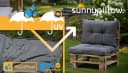 sunnypillow Stuhlkissen Gartenkissen für Gartenmöbel Rattanmöbel, Outdoor / Indoor Bild 5