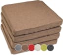 sunnypillow Stuhlkissen 4er Set BALI Braun Wasserdicht UV-beständig Bild 2