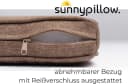 sunnypillow Stuhlkissen 4er Set BALI Braun Wasserdicht UV-beständig Bild 4