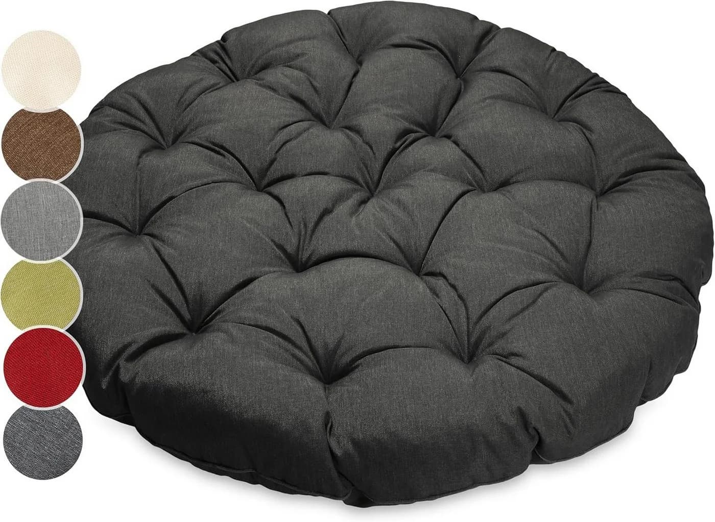 sunnypillow Sesselauflage Schwarz UV-beständig - Bild 2