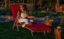 Sunnypillow Gartenliege Klappbar Anthrazit 150 kg Tragkraft Bild 1