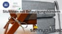 sunnypillow Stuhlkissen 2er Set Rund Grau HAVANA Bild 3