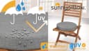 sunnypillow Stuhlkissen 2er Set Rund Grau HAVANA Bild 4