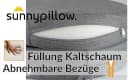 sunnypillow Stuhlkissen 2er Set Rund Grau HAVANA Bild 5