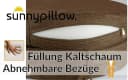sunnypillow Stuhlkissen 2er Set 40x40 cm Zylindrisch Braun Bild 5