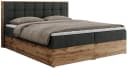 BOXBETT ALBERO 1 Dunkelgrau Struktur mit Bettkasten Bild 1