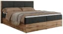 MKS MÖBEL Boxspringbett ALBERO 2 mit Bettkästen und Matratze Bild 1