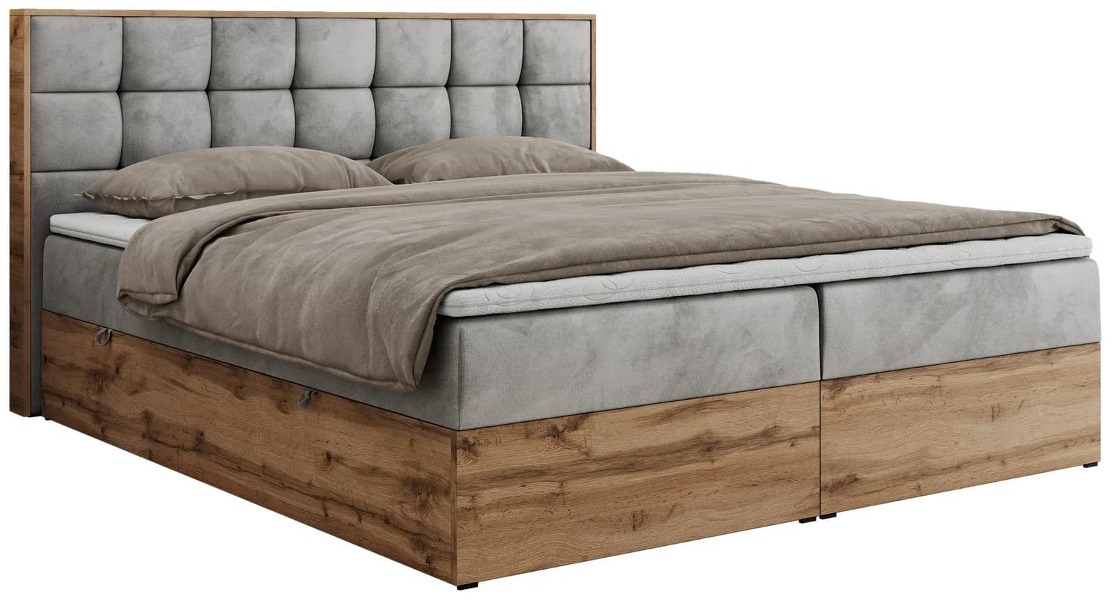 BOXBETT ALBERO 1 200x200 Hellgrau Velvet H3