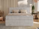MKS MÖBEL Boxspringbett TILIANO KING Doppelbett mit Kopfteil und Bettkästen Bild 1