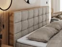 MKS MÖBEL Boxspringbett ALBERO 1 mit Stauraum und Matratze Bild 5