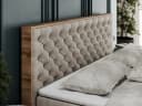 MKS MÖBEL Boxspringbett ALBERO 3 Beige mit Stauraum & Topper Bild 5