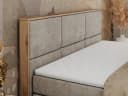MKS MÖBEL Boxspringbett ALBERO 2 KING DUO mit Bettkästen & Topper Bild 5