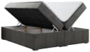 MKS MÖBEL Boxspringbett BESS mit Bettkasten & Topper grau Bild 4