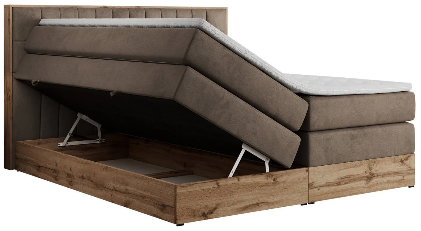 MKS MÖBEL Boxspringbett AMORE KING mit Topper & Bettkästen - Bild 4