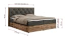 MKS MÖBEL Boxbett VENETO Grau mit Bettkästen & Topper Bild 5