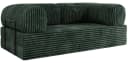 MKS MÖBEL Sofa ORSETTO Grün Schlafsofa mit Metallrahmen Bild 1