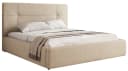MKS MÖBEL Polsterbett CALERIO CLASSIC Beige mit Bettkasten Bild 1