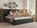 MKS MÖBEL Polsterbett CALERIO CLASSIC Beige mit Bettkasten Bild 4