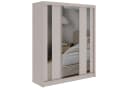 MKS MÖBEL Schiebetürenschrank GRECJA 180 Beige mit Spiegel Bild 1