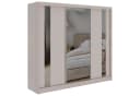 MKS MÖBEL Schiebetürenschrank GRECJA 240 Beige mit Ganzkörperspiegel Bild 1