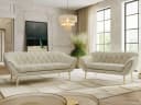 MKS MÖBEL Polstergarnitur PIRS 3+2 Set Beige Skandinavisches Design Bild 5