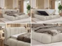 MKS MÖBEL Boxspringbett NUBEA mit 2 Bettkästen & Matratze Bild 3