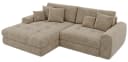 MKS MÖBEL Ecksofa ARELIA L Beige DL-Schlaffunktion Bettkasten Bild 5