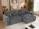 MKS MÖBEL Ecksofa NEKSON L Beige/Grau mit Bettkasten Bild 5