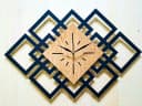 ORNAMENTI Wanduhr Groß, modern Wanduhr, Holz, Eichenfurnier, loft, minimalistisch Bild 4